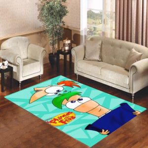 Disney Phineas And Ferb Living Room Carpet Rugs