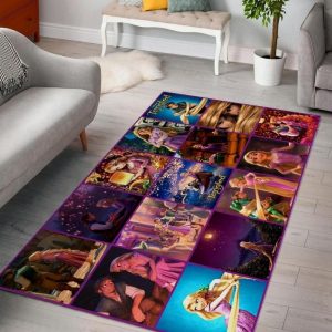 Disney Tangled Living Room Area Rug Carpet