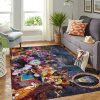 Disney Villains Ursula Scar Chernabog Maleficent Captain Hook Living Room Area Rug For Christmas