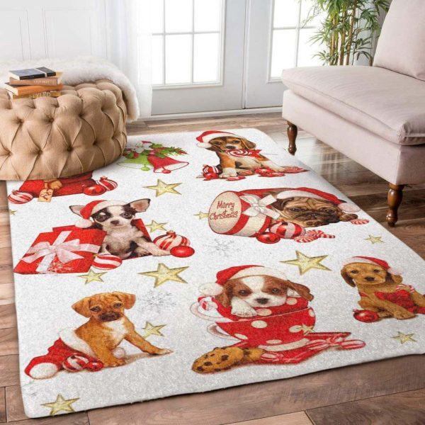 Dogs Christmas Hn1609063R Rug Carpet