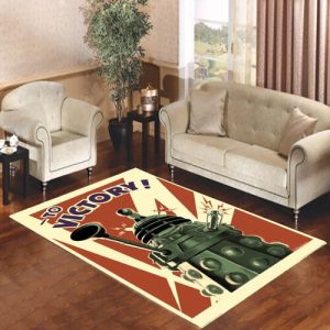 Dr Who Dalek Victory Living Room Carpet Rugs