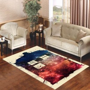 Dr Who Tardis Galaxy Living Room Carpet Rugs