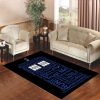 Dr Who Tardis Words New Living Room Carpet Rugs