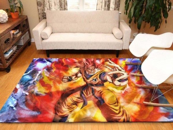 Dragon Ball Area Luxury Rug Carpets - Son Goku