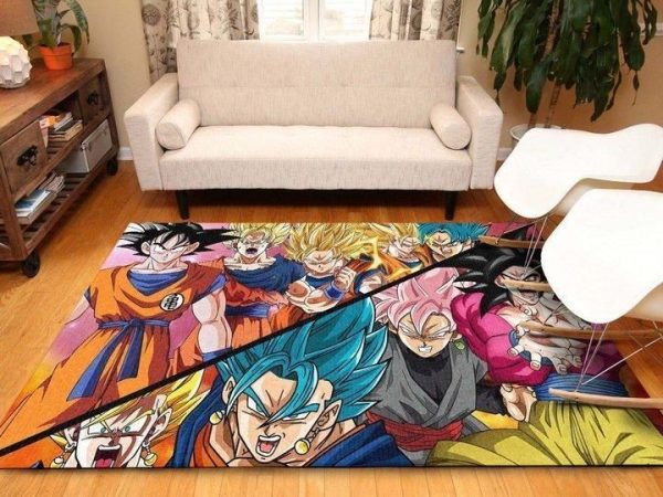 Dragon Ball Area Luxury Rug Carpets - Son Goku