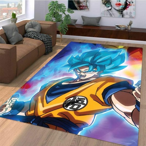 Dragon Ball Area Luxury Rug Carpets - Son Goku