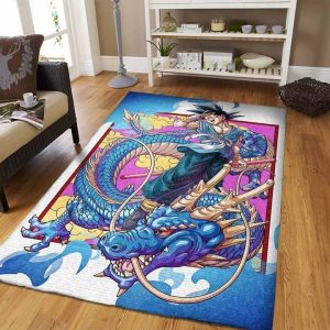 Dragon Ball Area Luxury Rug Carpets - Son Goku