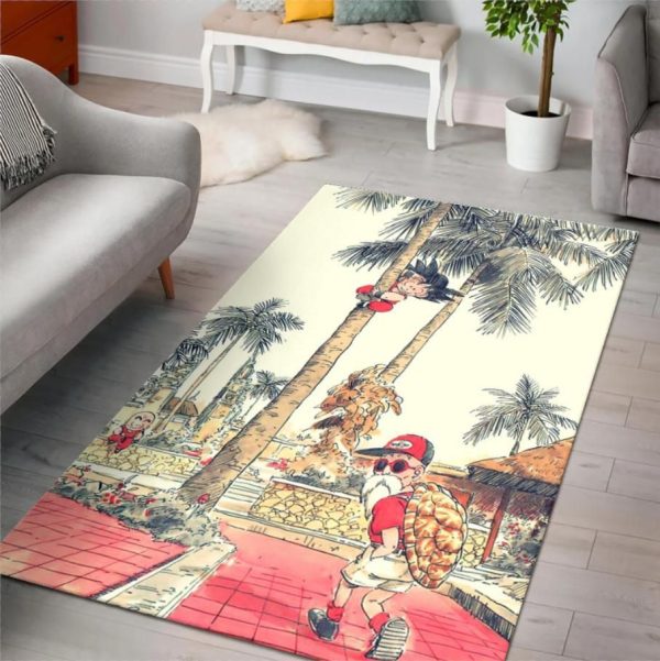 Dragon Ball Z Goku Kids Room Area Rug Rugs For Living Room Rug Home Decor