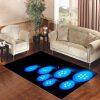 Dragon Ball Z Light Blue Living Room Carpet Rugs