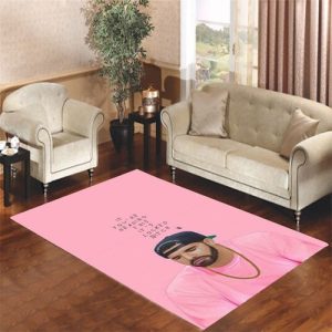 Drake Wallpaper Pink Living Room Carpet Rugs