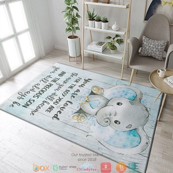 Elephants Geeky Rug Carpet