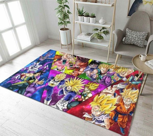 Felacia Dragon Ball Area Luxury Rugs