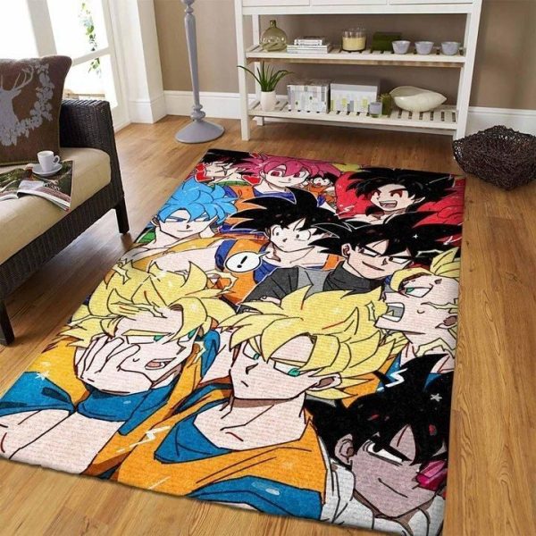 Felacia Dragon Ball Area Luxury Rugs - Son Goku