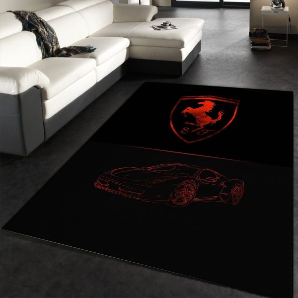 Ferrari Mb Rug Bedroom Christmas Gift Us Decor