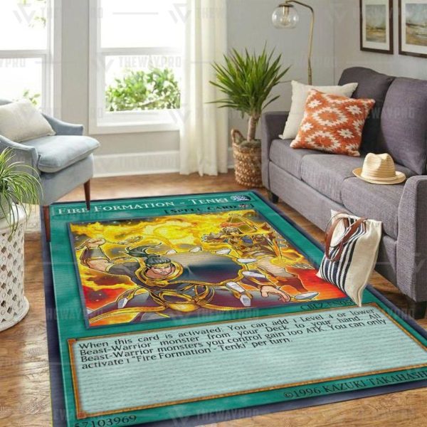 Fire Formation Tenki Yu Gi Oh Carpet Rug