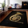 French Horn Musical Instrument Rug Carpet