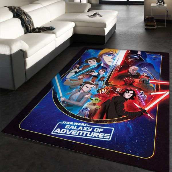 Galaxy Of Adventures Star Wars Movie Rug Star Wars Galaxy Of Adventures Christmas Gift Us Decor