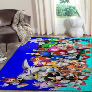 Game Lovers - Sonic The Hedgehog Film Area Rug - Gaming Ce49740 Rug Carpet