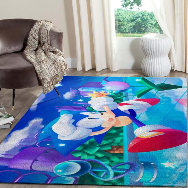 Game Lovers - Sonic The Hedgehog Film Area Rug - Gaming Hl63681 Rug Carpet