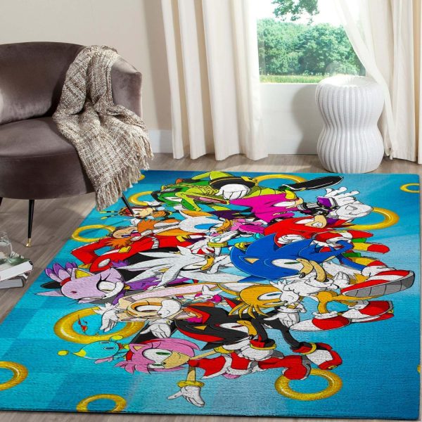 Game Lovers - Sonic The Hedgehog Film Area Rug / Gaming Np19639 Rug Carpet