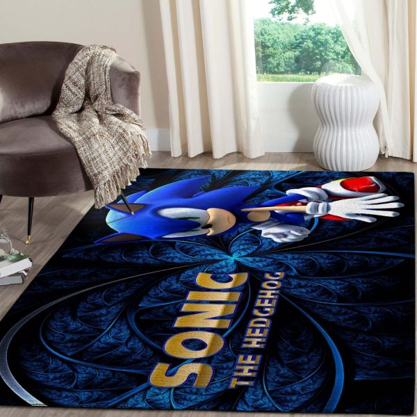 Game Lovers - Sonic The Hedgehog Film Area Rug - Gaming Ze95808 Rug Carpet