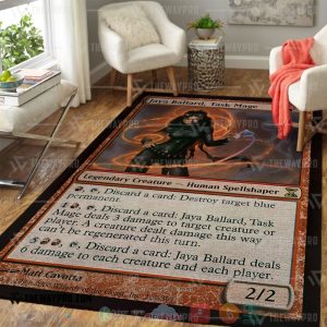 Game Magic The Gathering Jaya Ballard Task Mage Rug