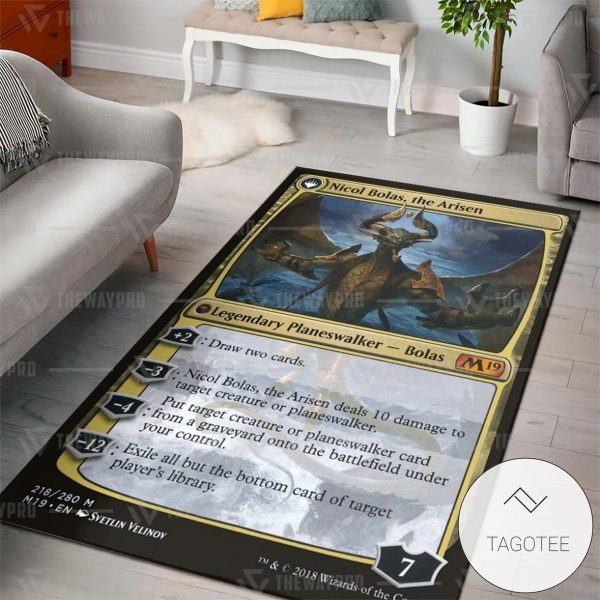 Game Magic The Gathering Nicol Bolas The Arisen Custom Rug