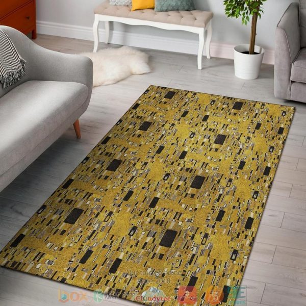 Gold Black Rug Carpet