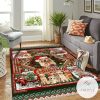 Golden Retriever We Wish You A Merry Christmas Rug