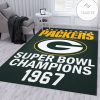 Green Bay Packers 1967 Nfl Rug Living Room Rug Us Gift Decor