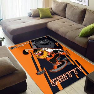 Gritty The Philadelphia Flyers Rug