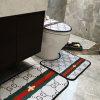 Gucci And Bee Monogram Bathroom Rug Sets