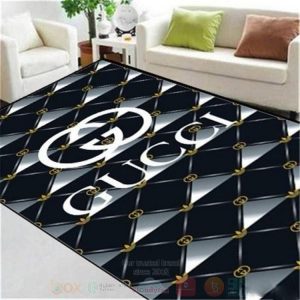 Gucci Black-White Inspired Rug