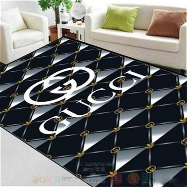 Gucci Black-White Inspired Rug