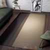 Gucci Dark Brown-Brown Stripes Inspired Rug