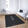 Gucci Full White-Black Inspired Rug