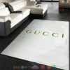 Gucci Gc Luxury Brand Green White Rug