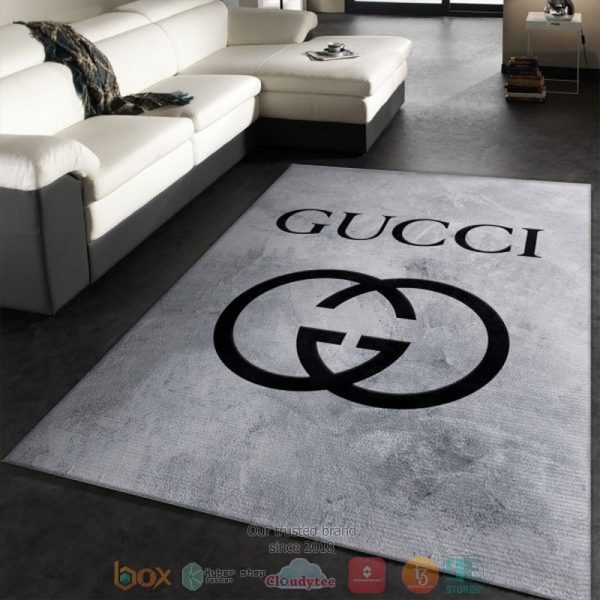 Gucci Gc Luxury Brand Grey Rug