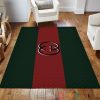 Gucci Gc Red Green Pattern Rug