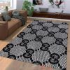 Gucci Grey-Black Inspired Rug