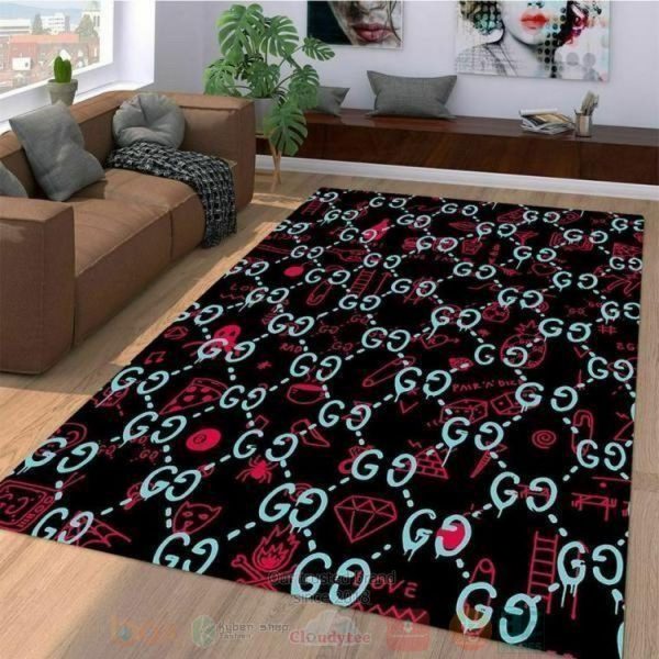 Gucci Love Icon Inspired Rug