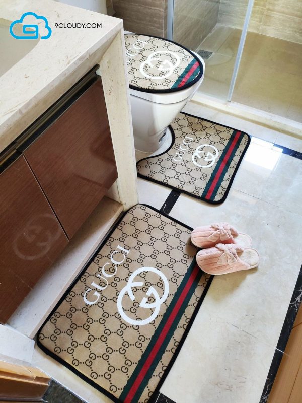 Gucci Monogram Bathroom Rug Sets