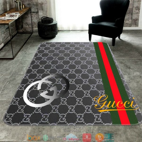 Gucci Silver Carpet Rug