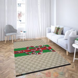 Gucci Snake Brown Inspired Rug