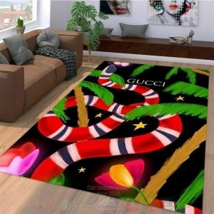 Gucci Snake Flower Inspired Rug