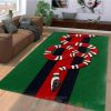 Gucci Snake Stripes Green Inspired Rug