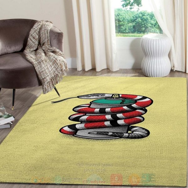 Gucci Snake Yellow Inspired Rug