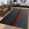 Gucci Stripes Black Inspired Rug