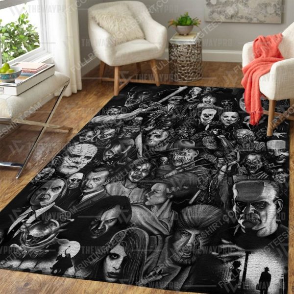 Halloween Killer Horror Movie All Over Print Rug