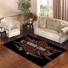 Harley Davidson Logo 3 Living Room Carpet Rugs